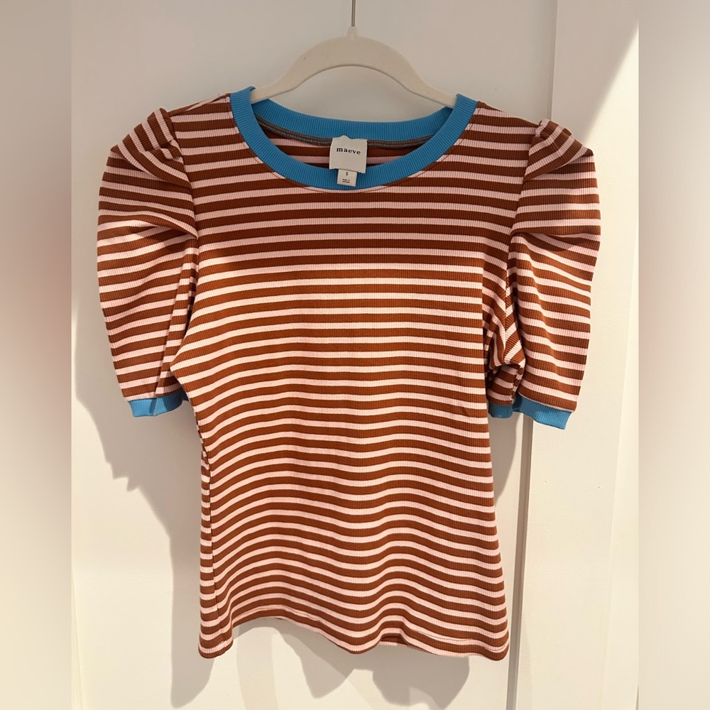 Anthropologie Maeve Puff Sleeve top